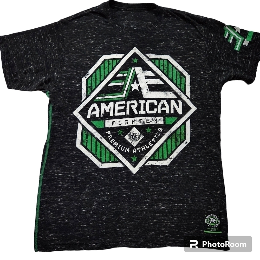 American Fighter sz L Graphic Tshirt